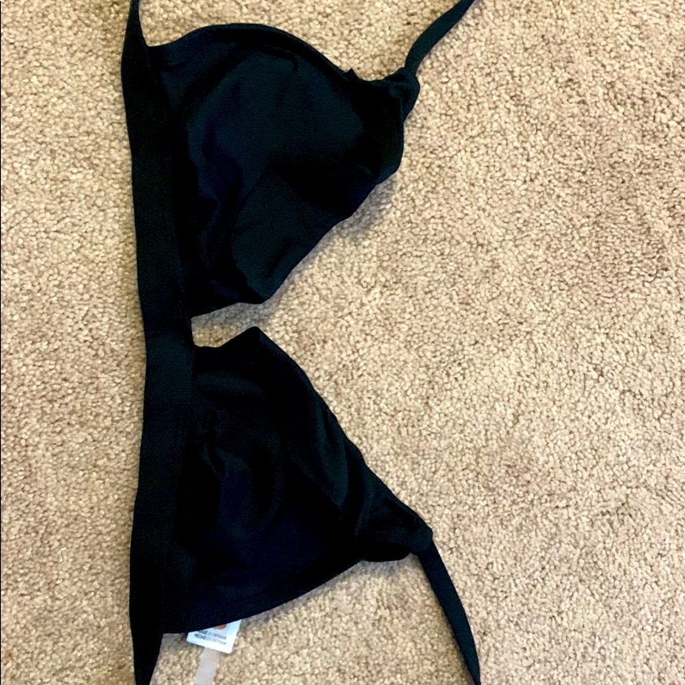 TWO black bikini tops!